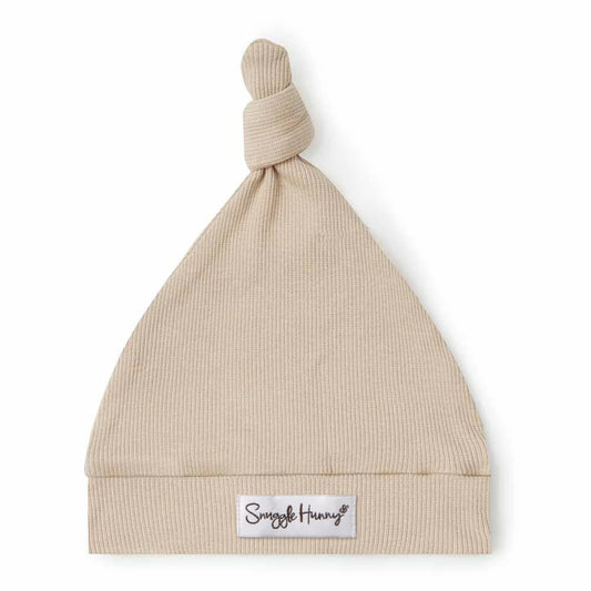 Snuggle Hunny Kids- Pebble Ribbed Knotted Beanie