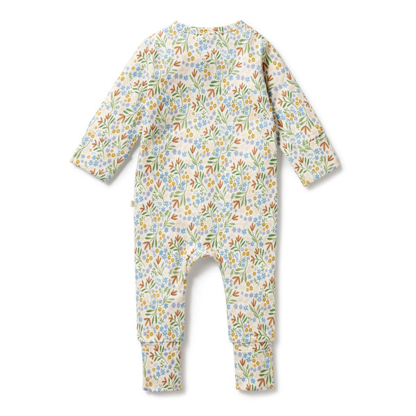 Wilson & Frenchy- Tinker Floral Zipsuit with Feet