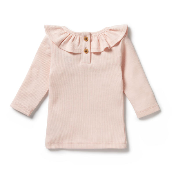 Wilson & Frenchy- Pink Ruffle Top