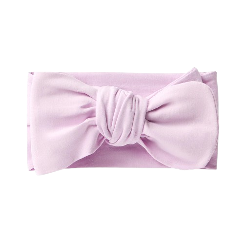 Snuggle Hunny - Lilac Organic Oversized Bow