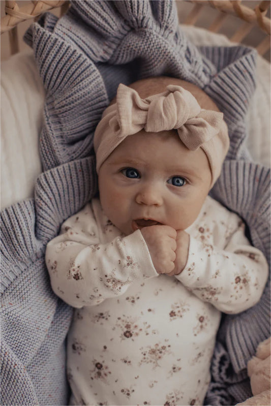 Bundl - Frill Blanket Lilac Speckle