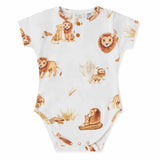 Snuggle Hunny Kids - Lion Short Sleeve Bodysuit