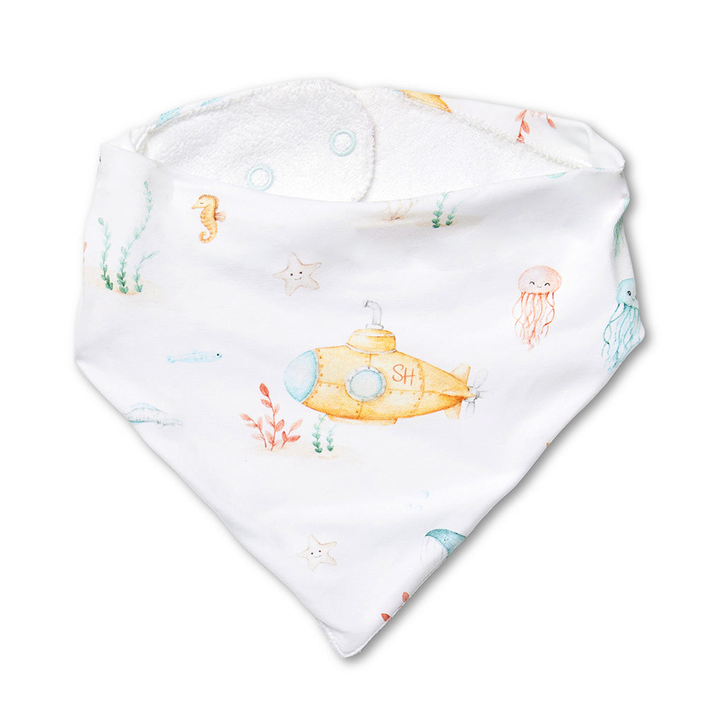 Snuggle Hunny - Little Subs Organic Dribble Bib