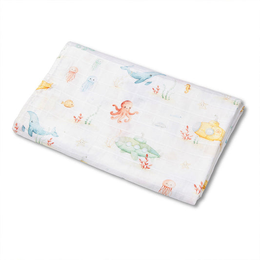 Snuggle Hunny - Little Subs Organic Muslin Wrap