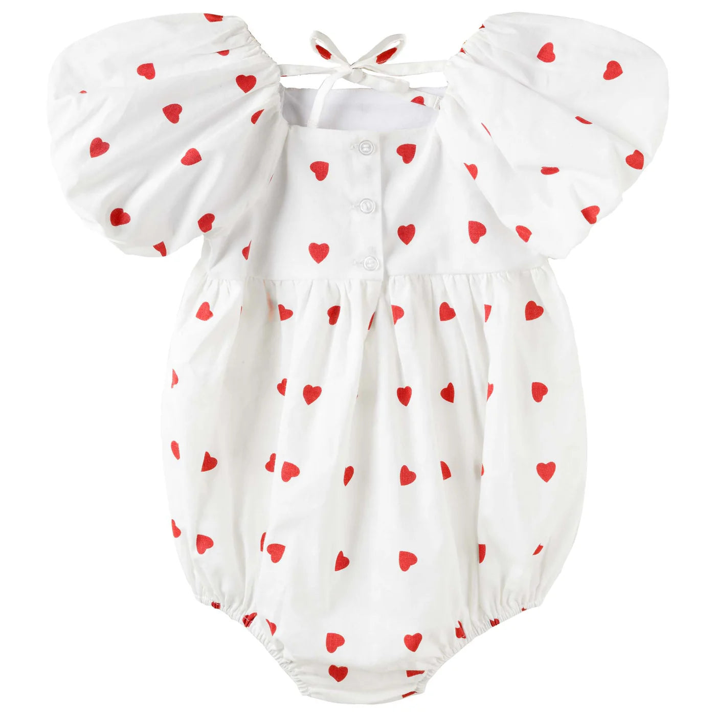 Designer Kidz- Love Heart Tie Romper