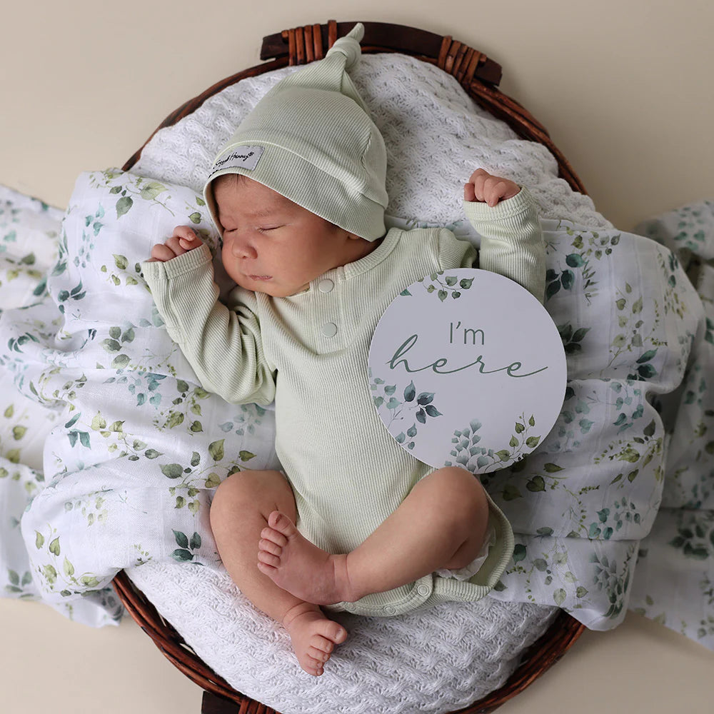 Snuggle Hunny Kids - Honeydew Long Sleeve Organic Bodysuit