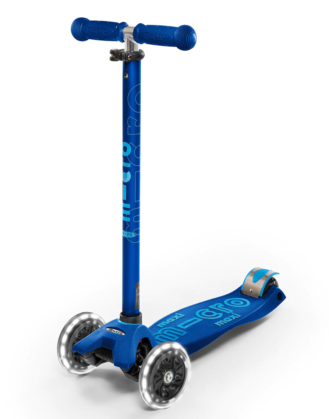 Micro Scooter- Navy Blue Maxi Micro Deluxe LED Scooter