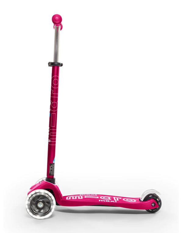 Micro Scooter- Pink Maxi Micro Deluxe LED Scooter