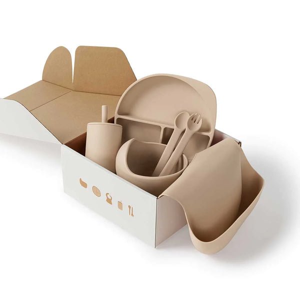 Snuggle Hunny- Pebble Silicone Baby & Toddler Meal Kit