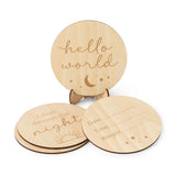 Snuggle Hunny - Sun & Moon Wooden Milestone Cards