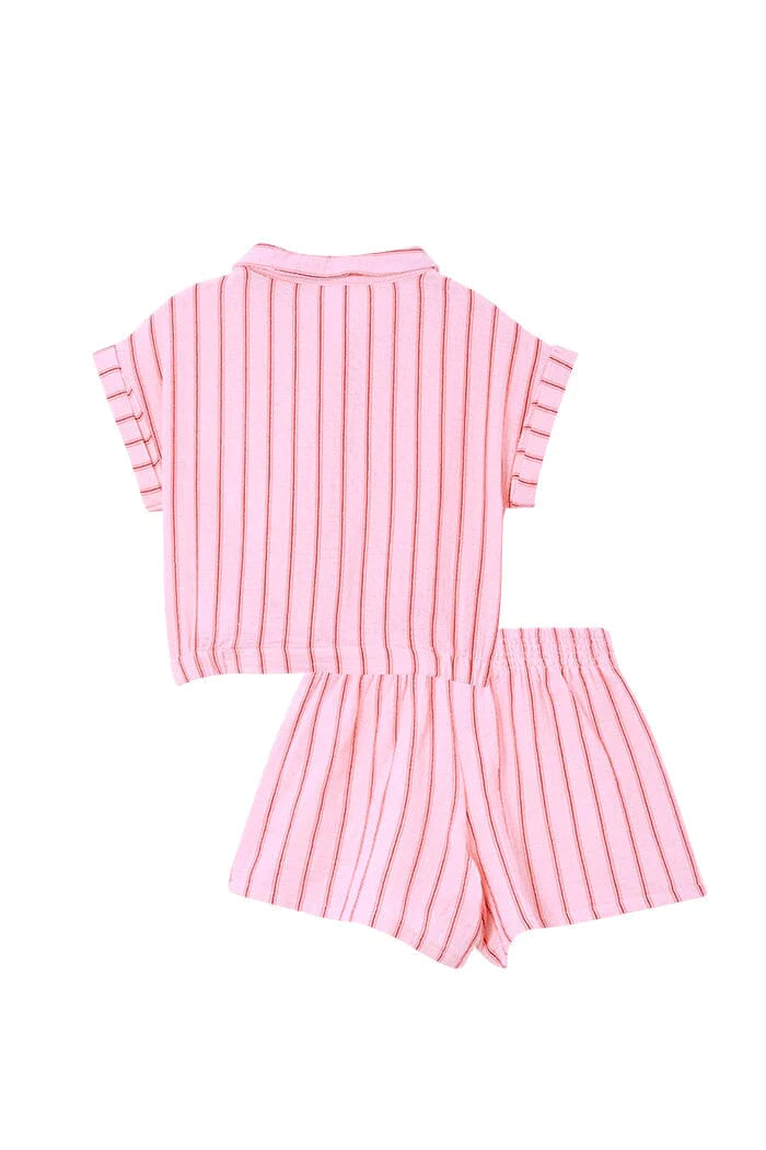 Milky Clothing- Ruby Stripe Cotton Set