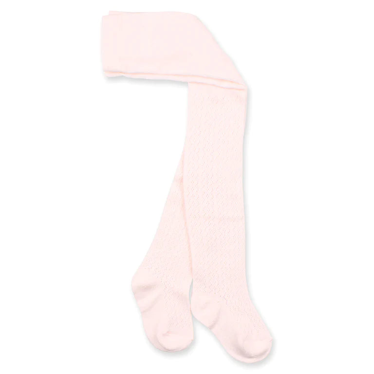 Minihaha- Pale Pink Pointelle Tights