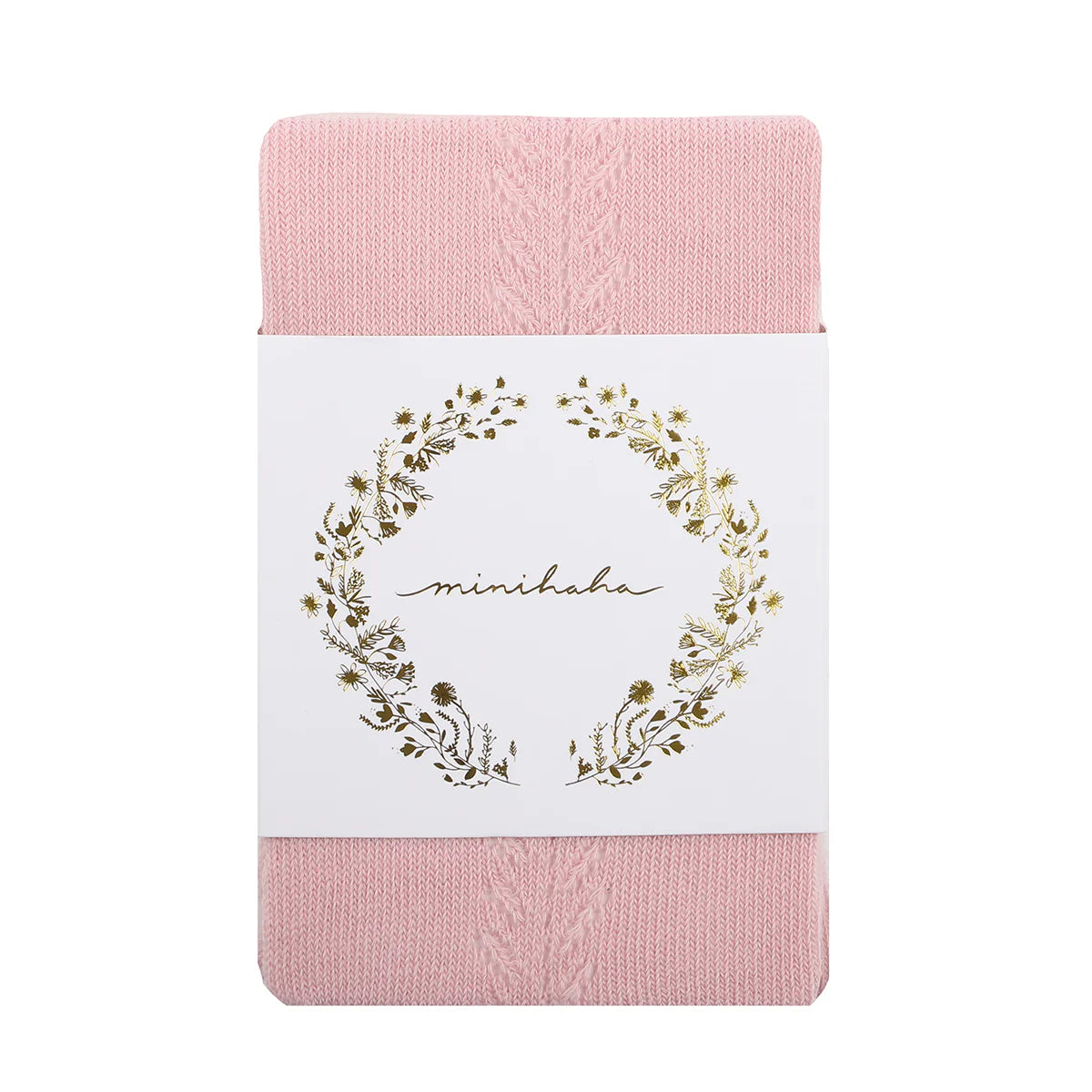 Minihaha- Dusty Pink Open Work Tights