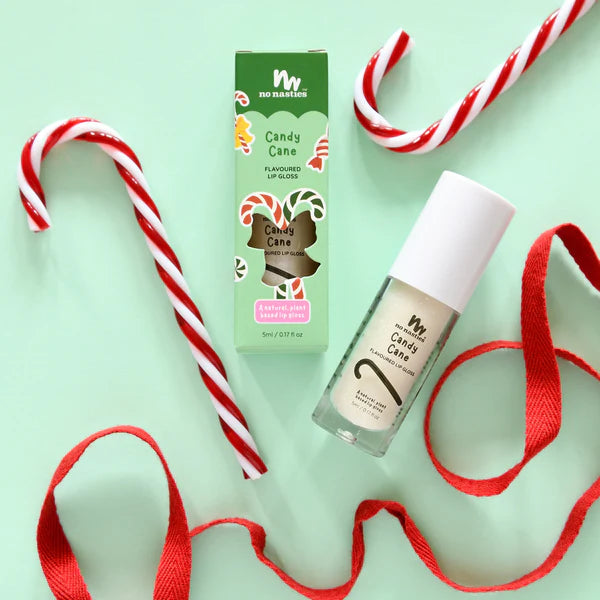 No Nasties- Candy Cane Natural Kids Lip Gloss Juicy