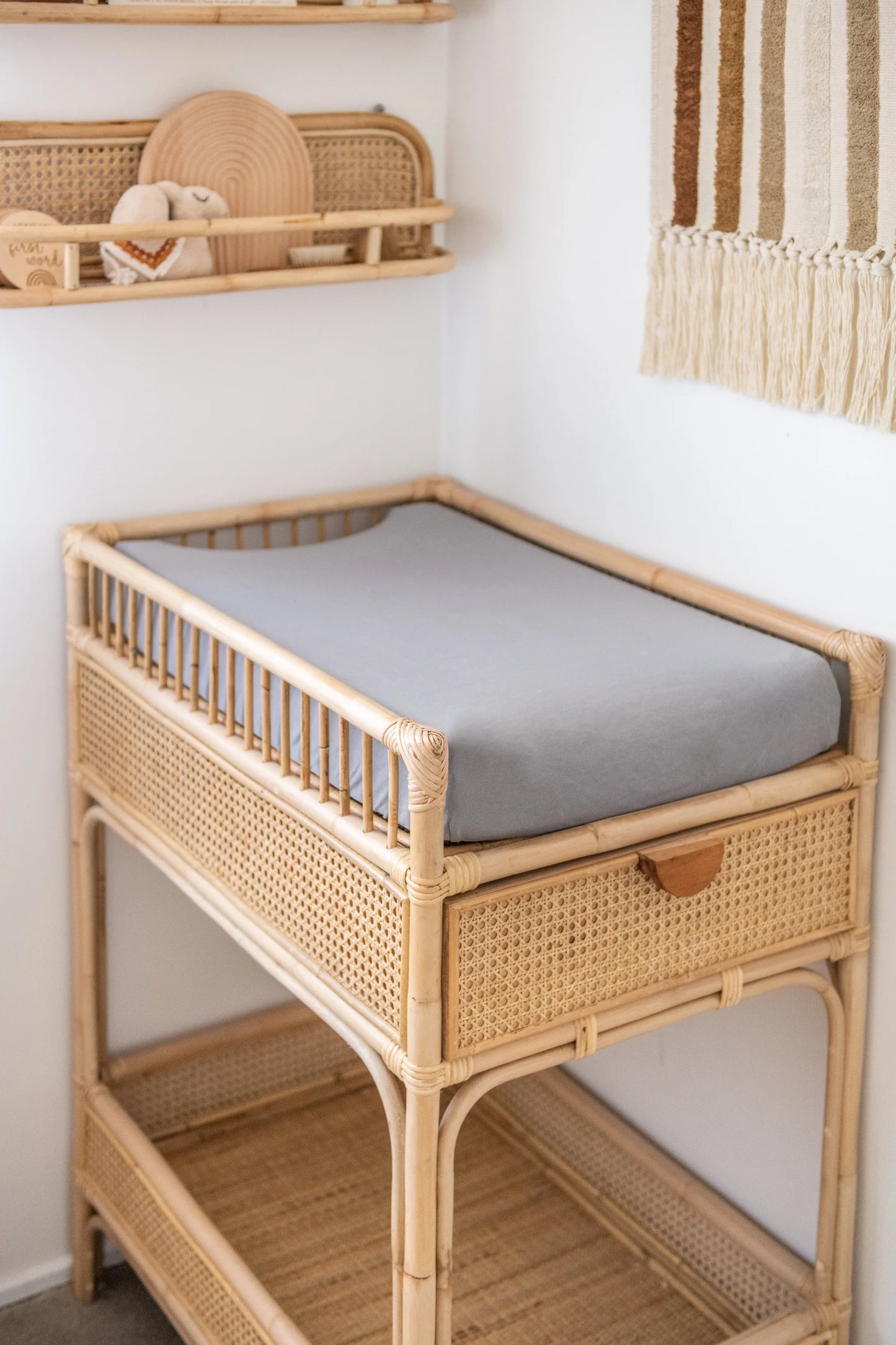 Kiin Baby- Cloud Cotton/Bamboo Fitted Bassinet Sheet