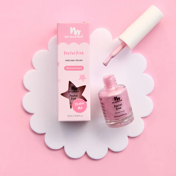 No Nasties- Pastel Pink Scratch Off Nail Polish