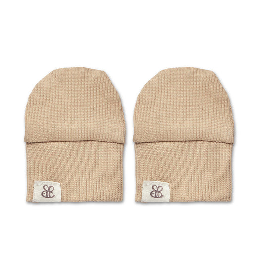 Snuggle Hunny - Pebble Organic Cotton Rib Mittens