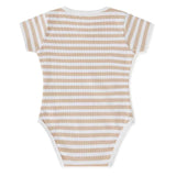 Snuggle Hunny Kids - Pebble Stripe Short Sleeve Bodysuit