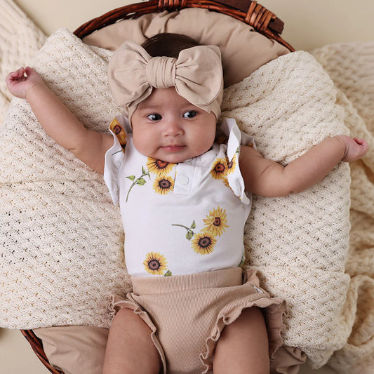 Snuggle Hunny- Pebble Oversized Bow Headband