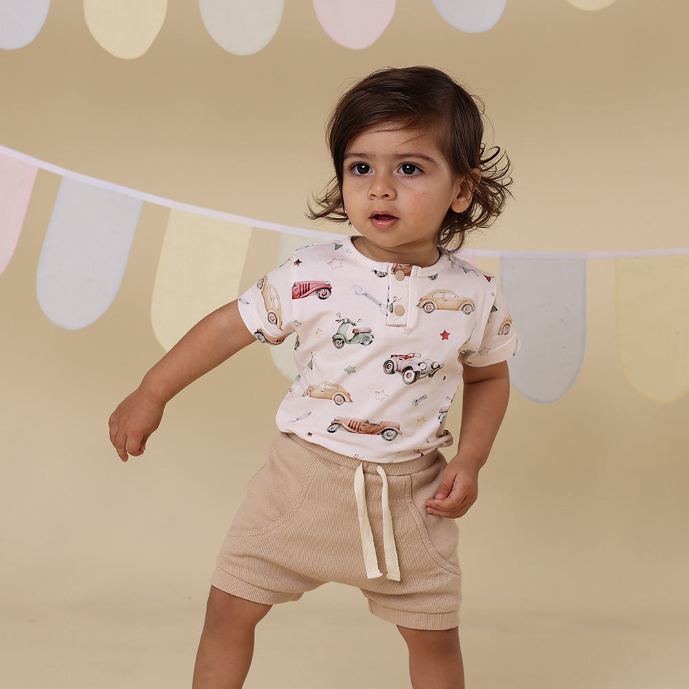 Snuggle Hunny - Pebble Organic Shorts