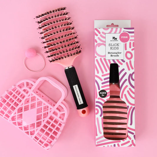 No Nasties- Detangler Brush- Pink