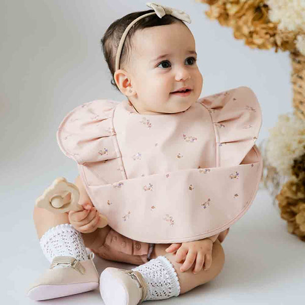 Snuggle Hunny Kids- Posy Frill Waterproof Bib
