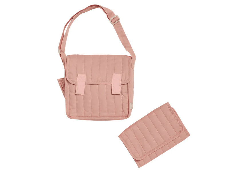 Olli Ella Carrie Convertible Changing Set- Rose