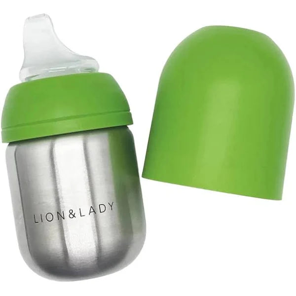 Lion & Lady - Green Apple Toddler Sippy Stainless Steel Cup