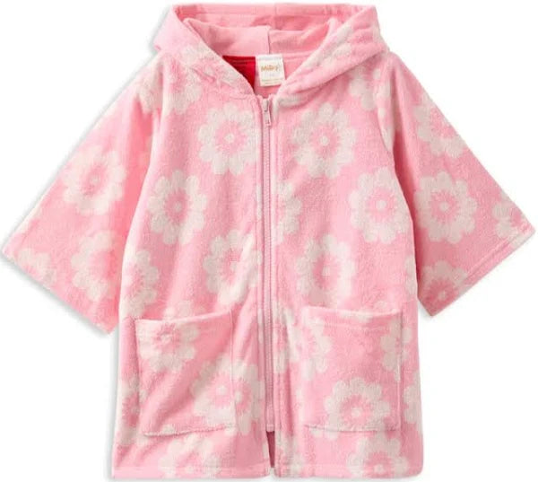 Milky Clothing - Floral Terry Towelling Cover Up