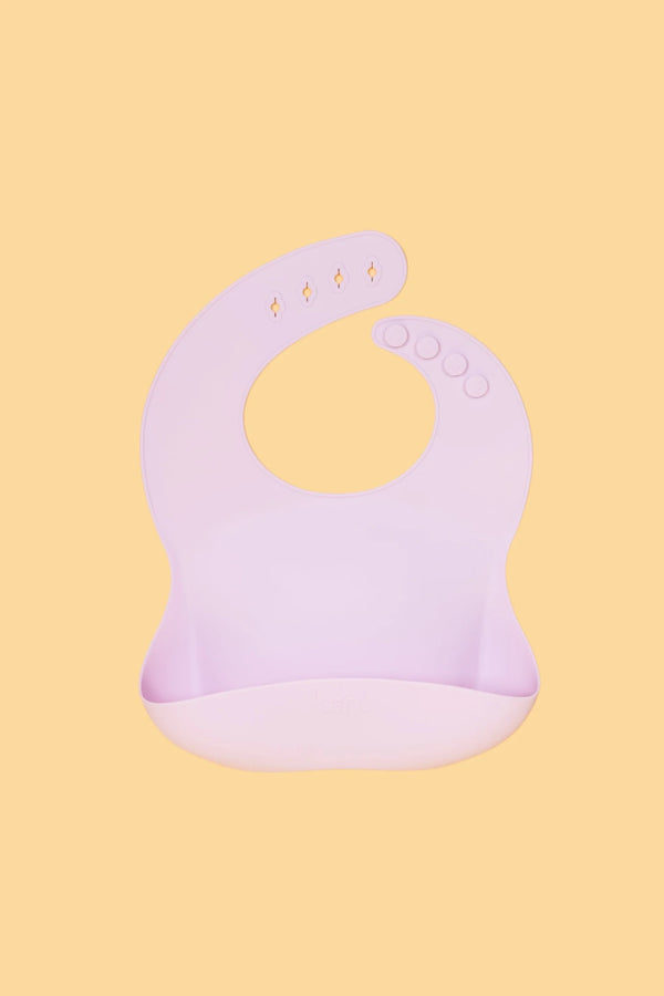 Kiin Baby - Lilac -Silicone Catch Bib