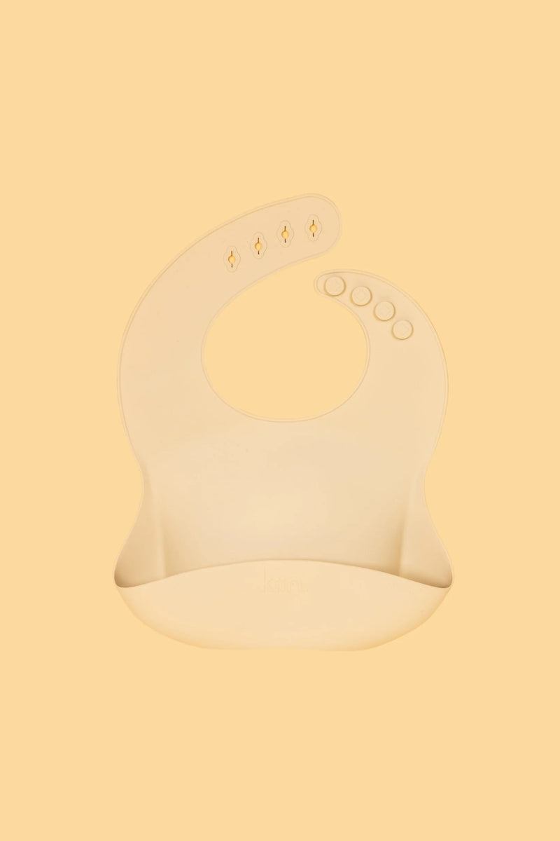 Kiin Baby - Vanilla -Silicone Catch Bib