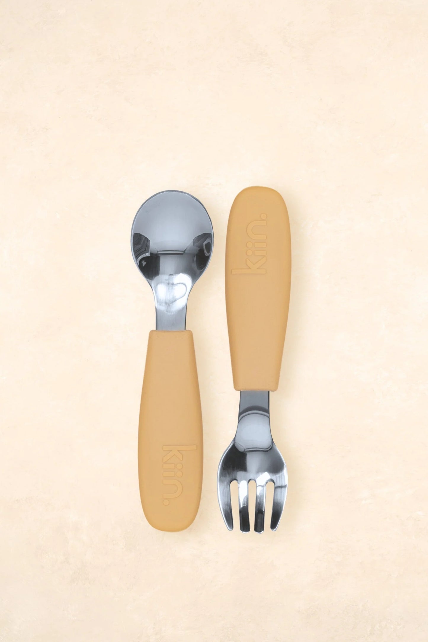 Kiin Baby- Cutlery Set- Tan