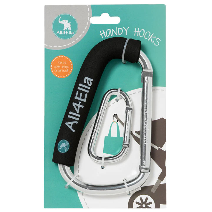 All4Ella- Handy Hooks -Silver