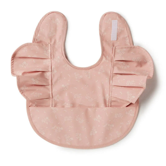 Snuggle Hunny Kids- Dusty Rose Waterproof Bib