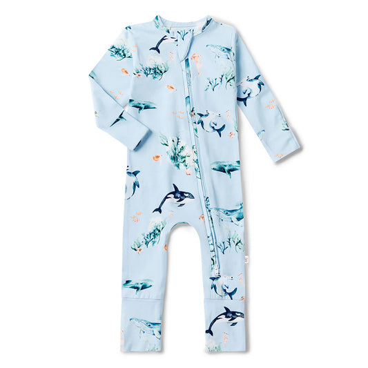 Snuggle Hunny Kids- Blue Ocean Snugglesuit