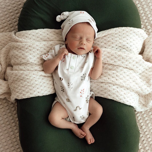 Snuggle Hunny Kids - Garden Friends Short Sleeve Organic Bodysuit