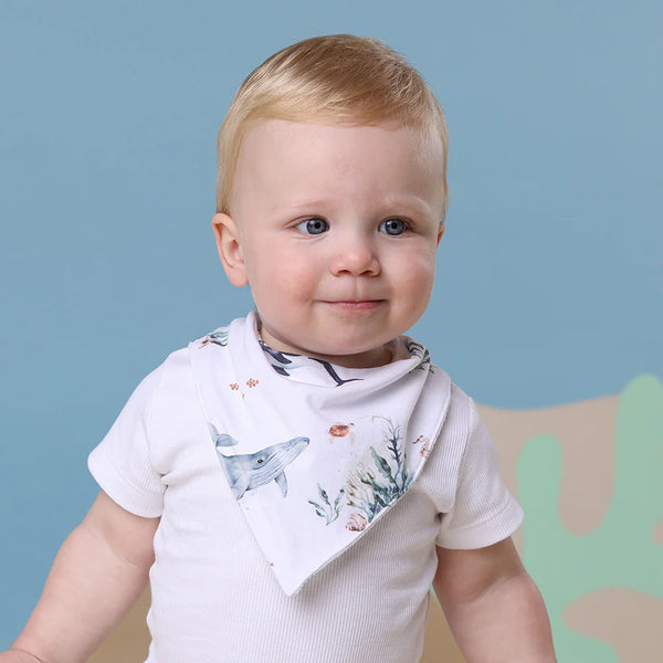 Snuggle Hunny Kids-Ocean Dribble Bib