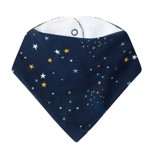 Snuggle Hunny - Starry Night Organic Dribble Bib