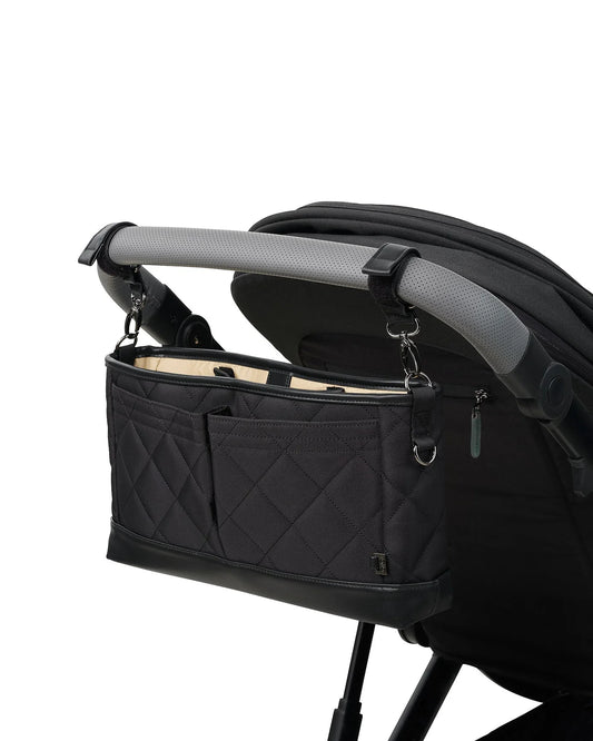 Oi Oi- Stroller Organiser- Black Diamond Quilt
