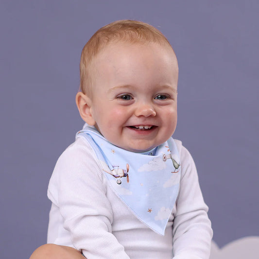 Snuggle Hunny Kids-Taking Flight Dribble Bib