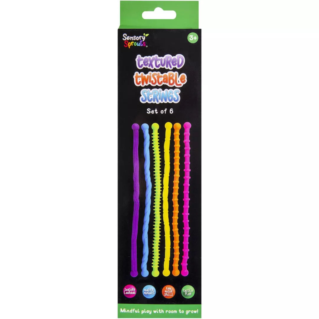 Sensory Sprouts - Textured Twistable Strings Set of 6