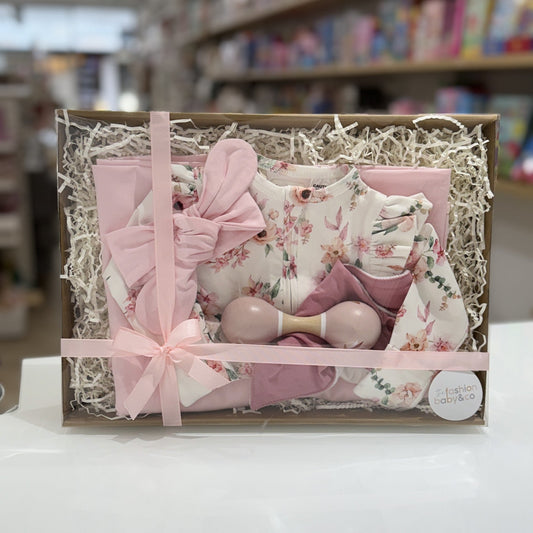 Camille Pink Newborn Gift Box- Large