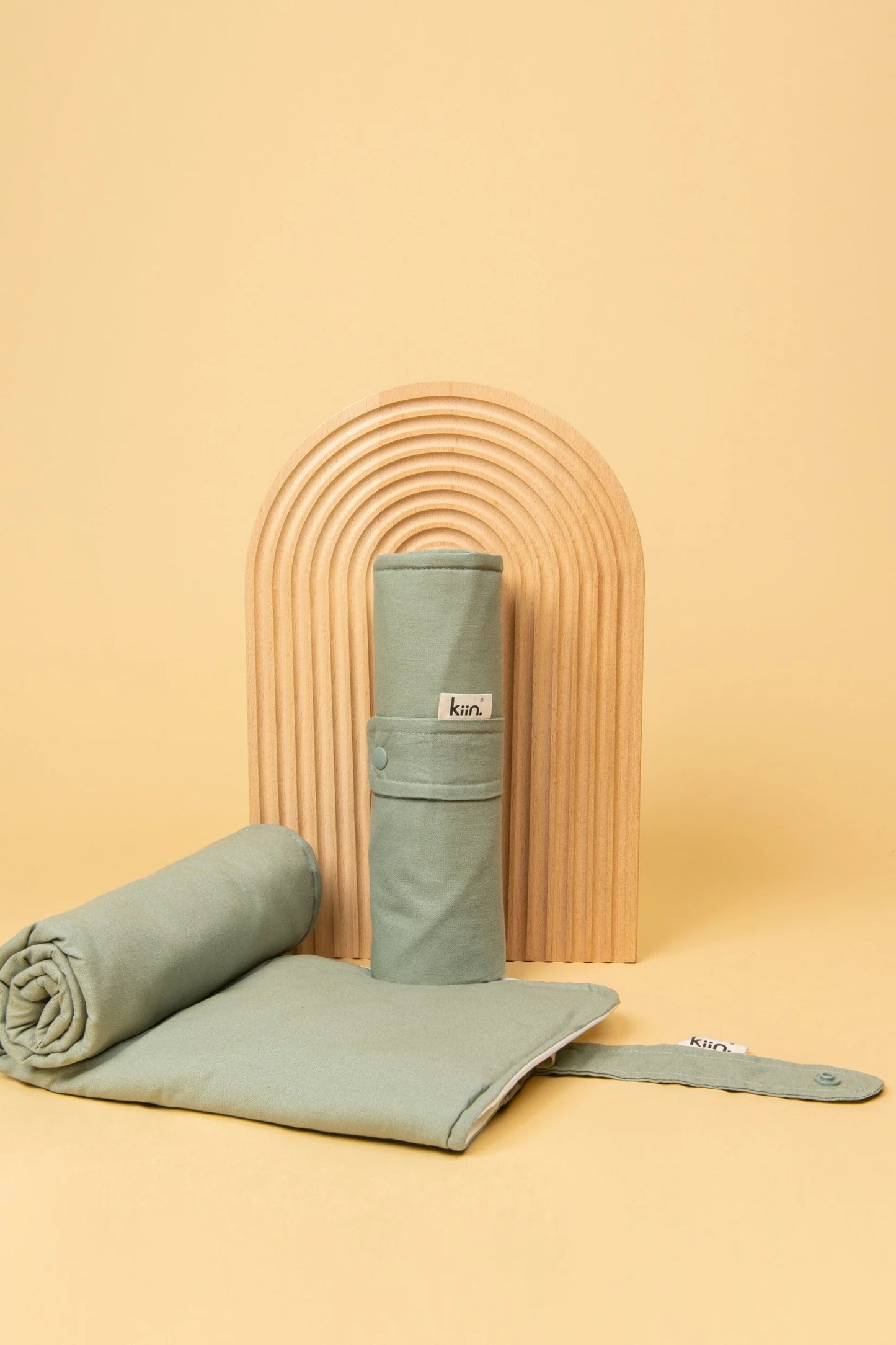 Kiin Baby-Travel Change Mat- Eucalyptus