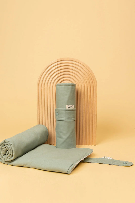 Kiin Baby-Travel Change Mat- Eucalyptus