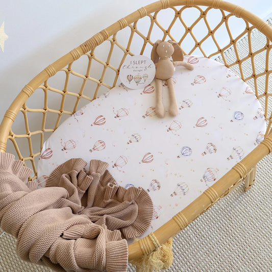 Snuggle Hunny - Up & Away Organic Bassinet Sheet/Change Pad Cover