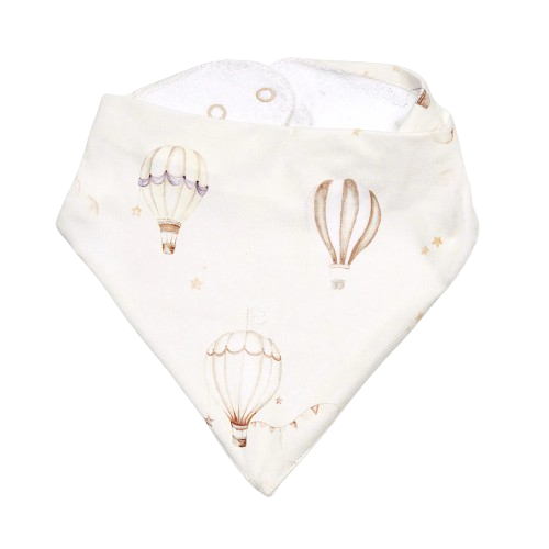 Snuggle Hunny - Up & Away Organic Dribble Bib