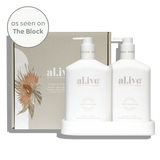 Alive Body - Wash & Lotion Duo on Tray- Mango & Lychee