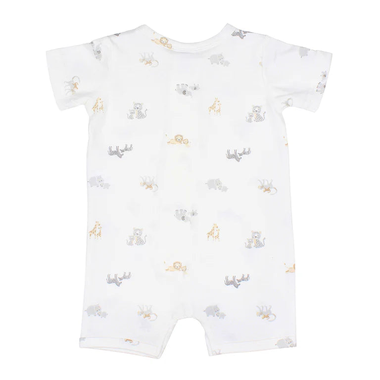 BeBe - Safari Organic Short Sleeve Romper