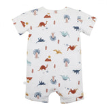 BeBe- Dino Organic Short Sleeve Romper