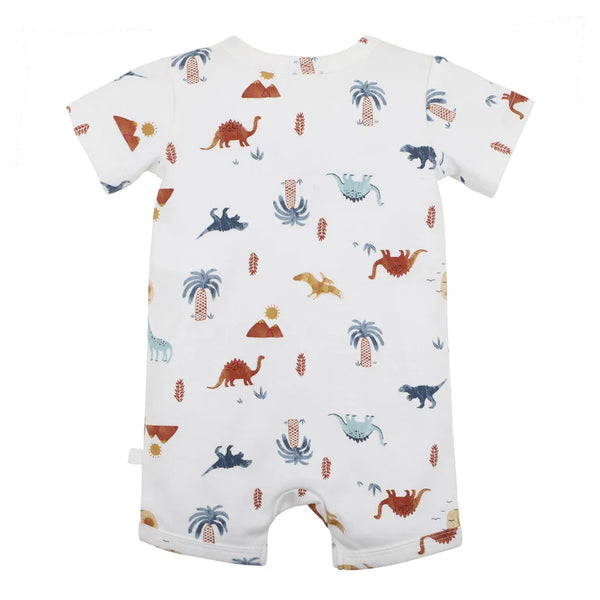 BeBe- Dino Organic Short Sleeve Romper